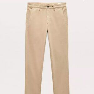 Rag & Bone Mens Khaki Standard Issue Straight Relaxed Chino Pants